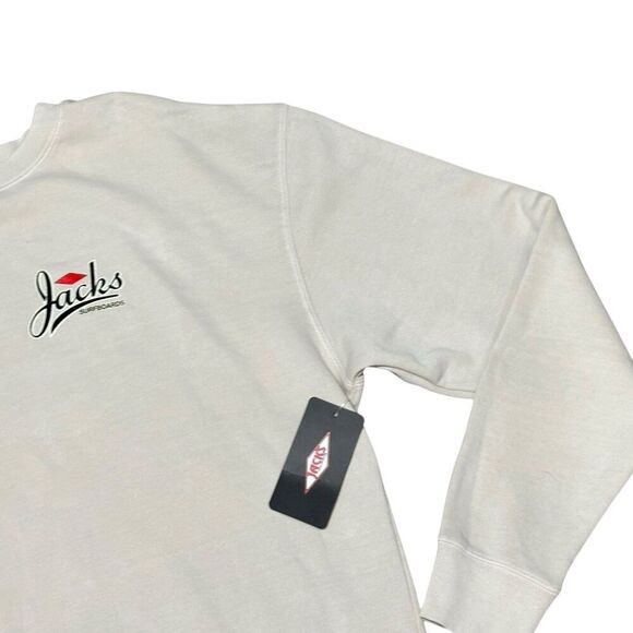 jacks surfboards hoodie TRENTON PIGMENT CREWNECK SWEATSHIRT - PIGMENT SAGE XL - Picture 3 of 6